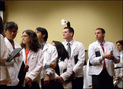 Fourth-year medical students