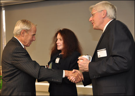 CU President Bruce D. Benson, Mary Ann Shea, Rod Nairn