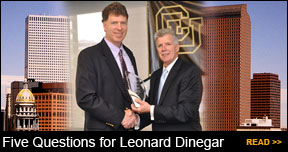 Five Questions for Leonard Dinegar