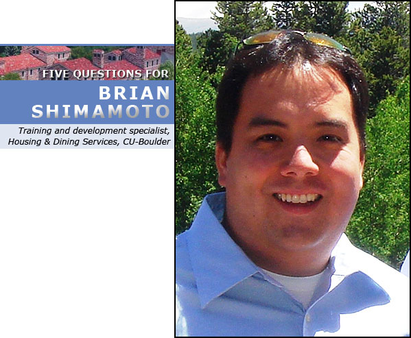 Five questions for Brian Shimamoto
