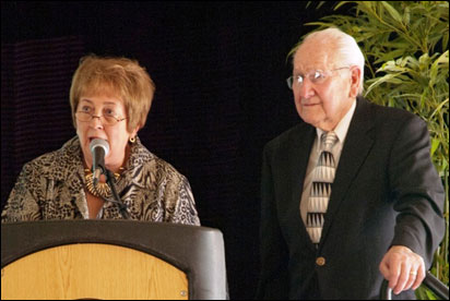 UCCS Chancellor Pam Shockley-Zalabak and Paul Ballantyne