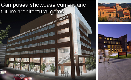 Campuses showcase current and future architectural gems