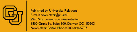 University of Colorado Faculty and Staff Newsletter