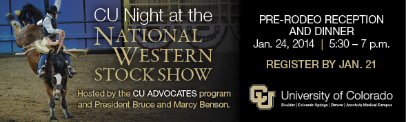 CU Night at the National Western Stock Show, Pre-Rodeo Reception